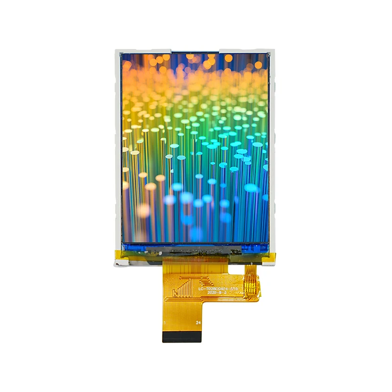 2.4 '' În mod normal, modul de afișare LCD TFT mic alb