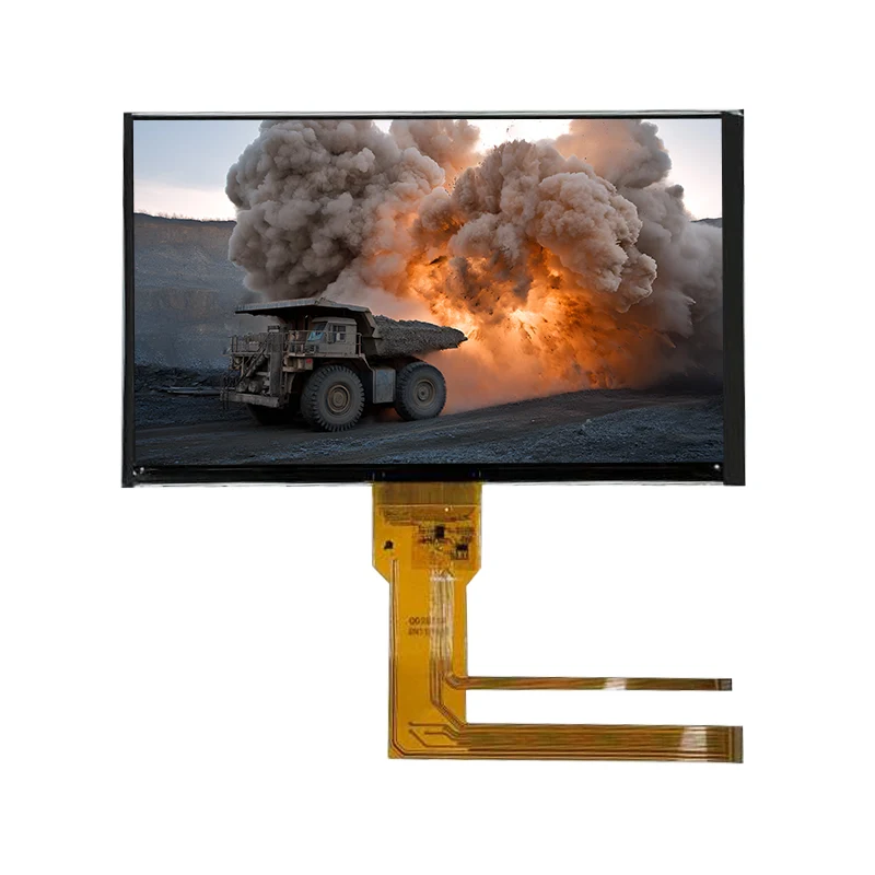 Modul de ecran tactil IPS în celulă de 7,0 inchi, în mod normal, negru, cu 350 de niți mai subțire